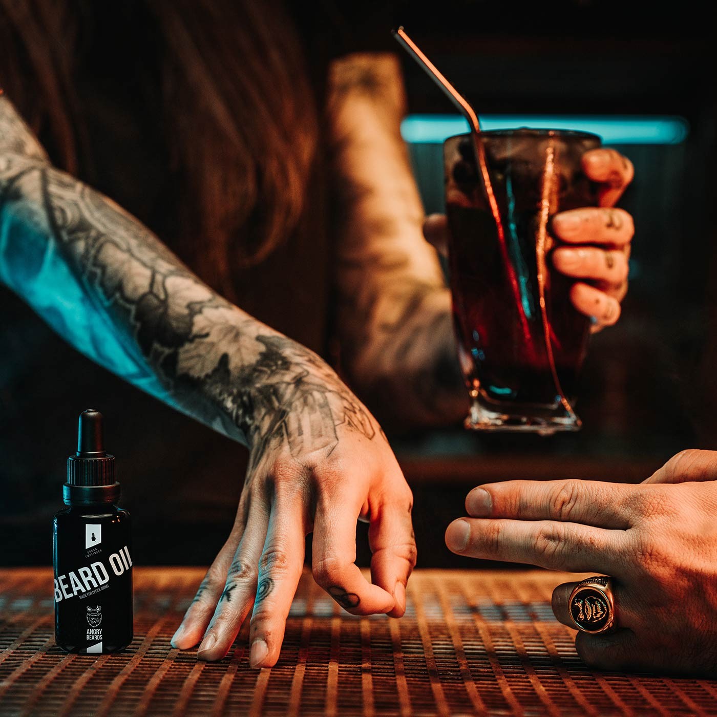 Angry Beards Urban Twofinger olej na vousy 30 ml