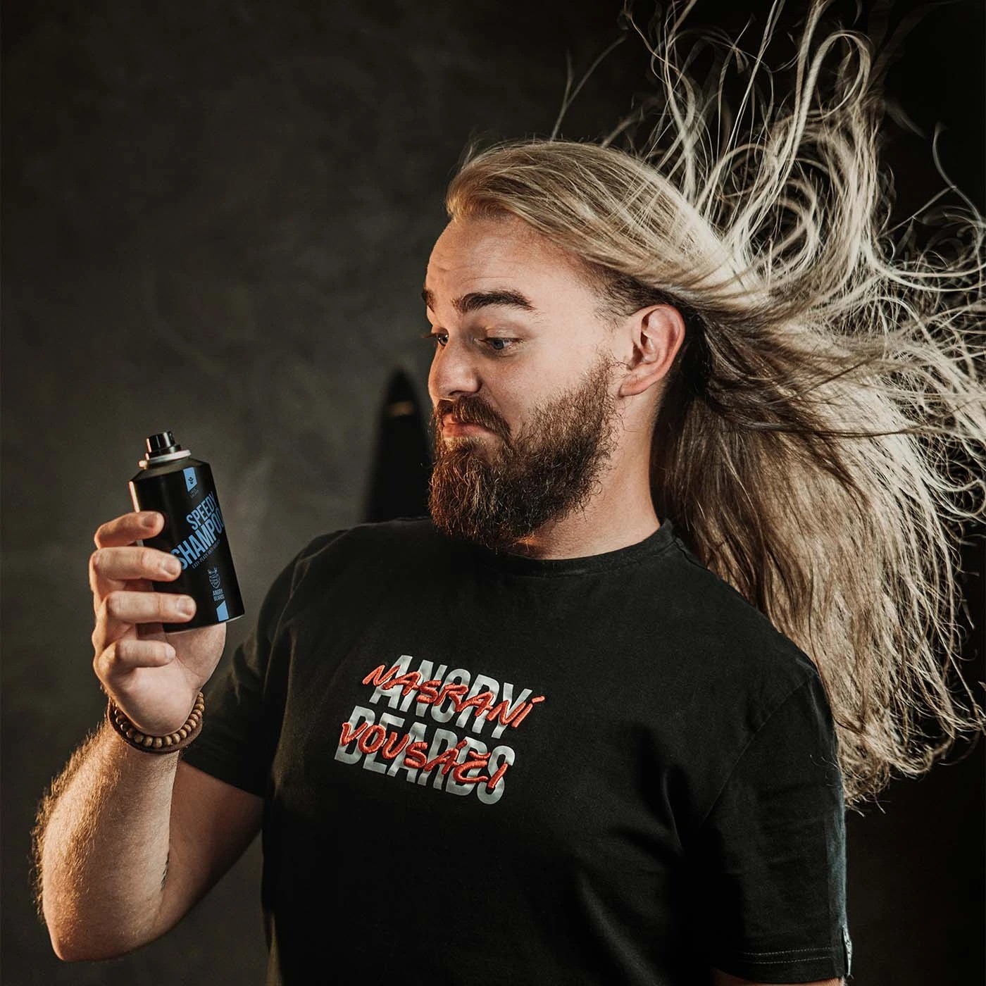 Angry Beards Jack Saloon suchý šampon 150 ml