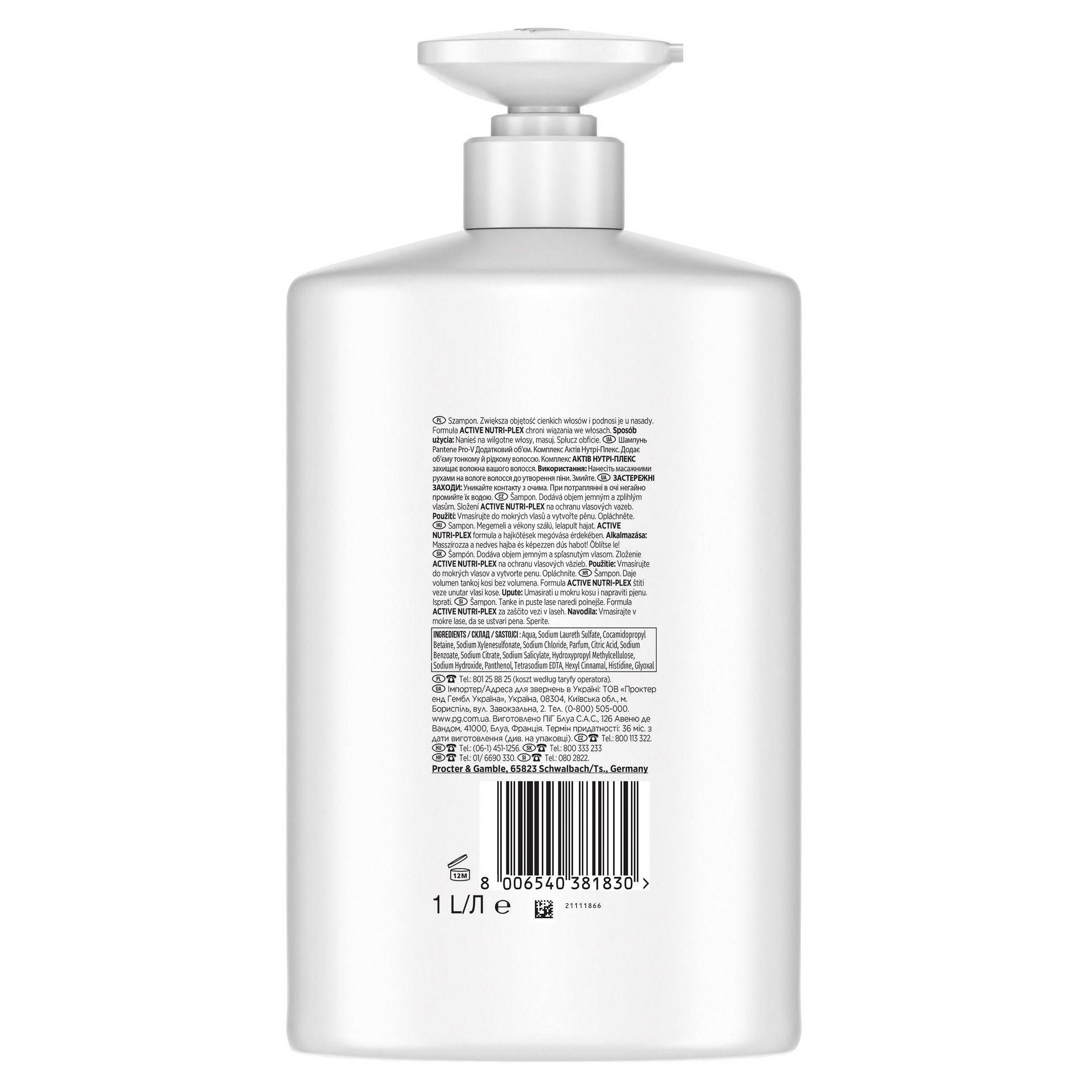 Pantene Pro-V Extra Volume šampon na vlasy 1000 ml