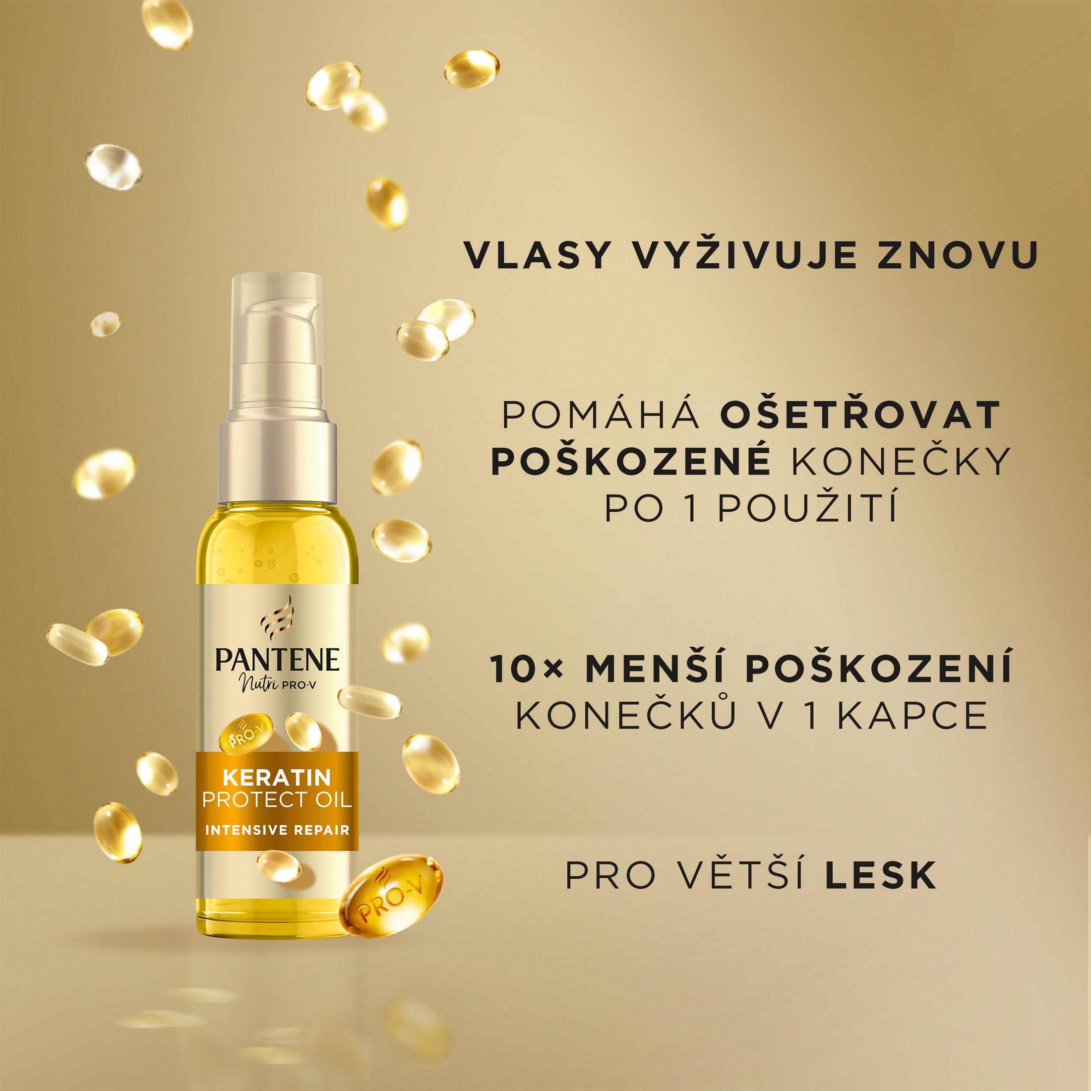 Pantene Pro-V Keratin Protect olej na vlasy 100 ml
