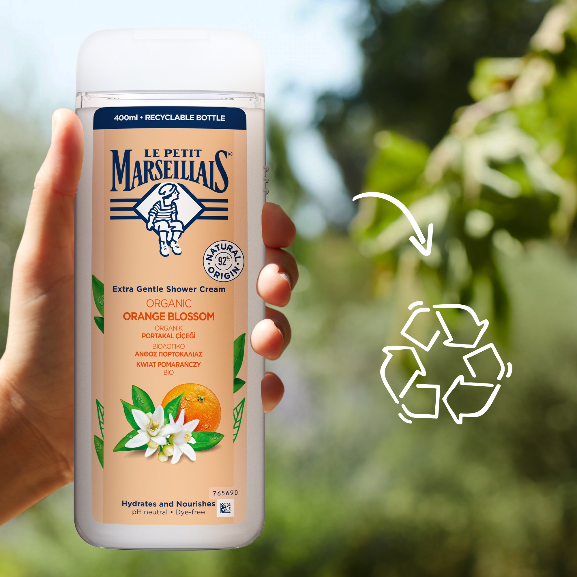 Le Petit Marseillais Orange Blossom sprchový gel 400 ml
