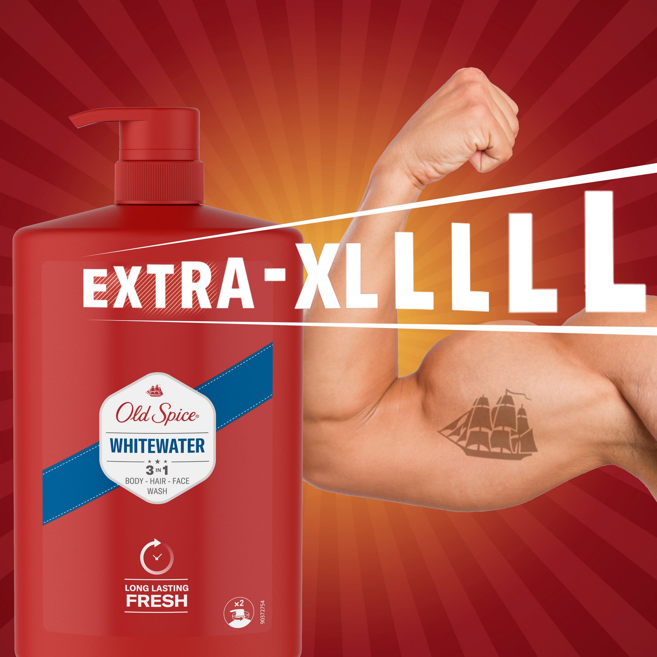 Old Spice Whitewater sprchový gel 1000 ml