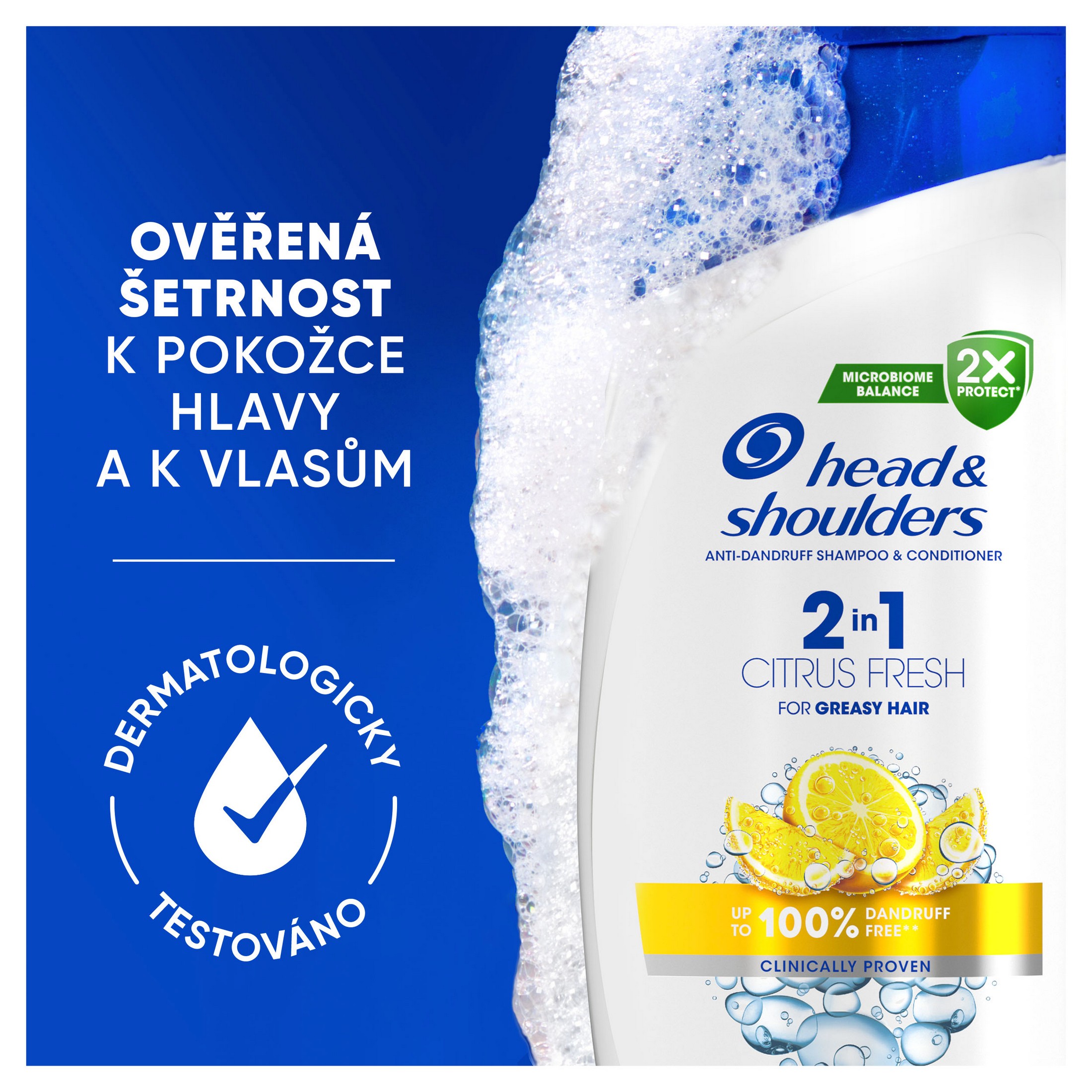 Head & Shoulders 2in1 Citrus Fresh šampon proti lupům 330 ml