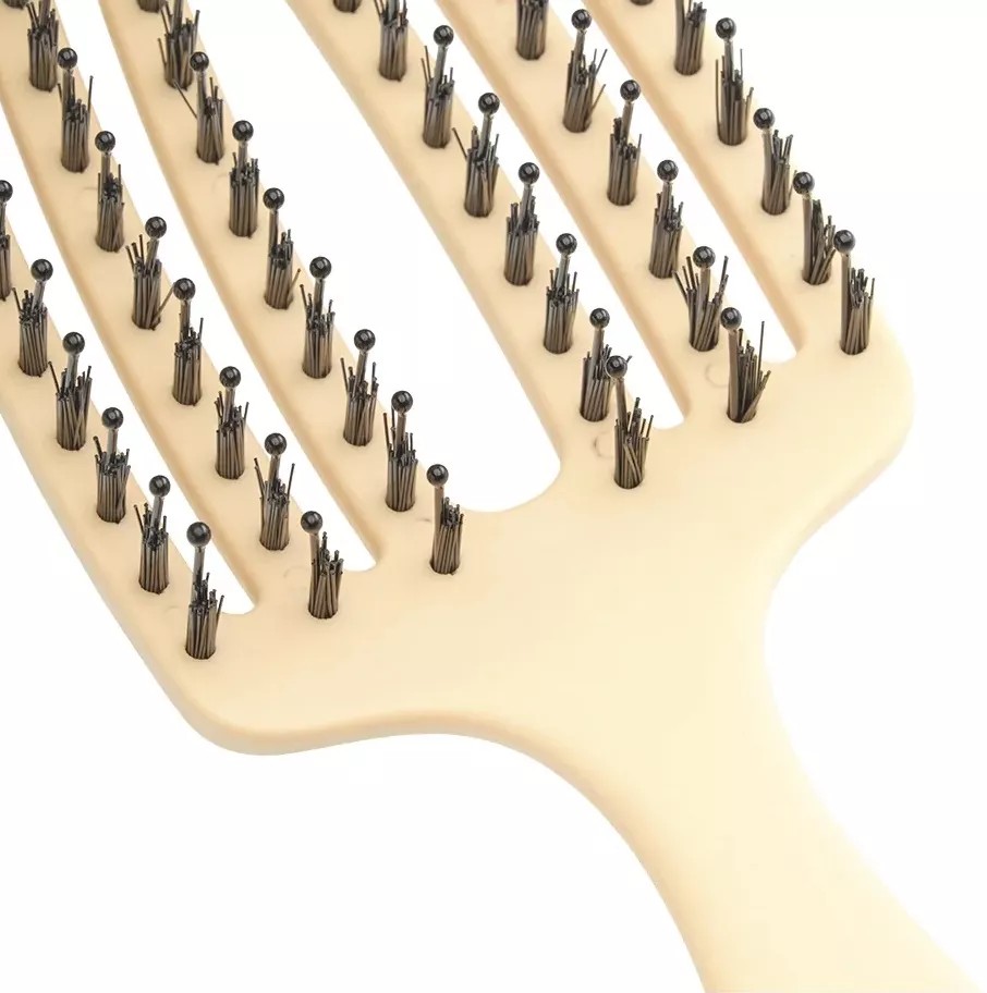 Olivia Garden Fingerbrush Care Mini dětský kartáč na vlasy - Yellow