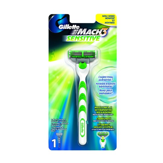 Gillette Mach3 Sensitive holicí strojek