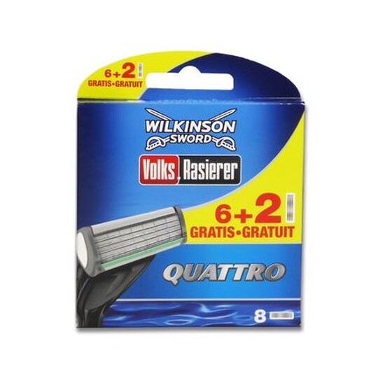 Wilkinson Sword Quattro hlavice, 8 ks