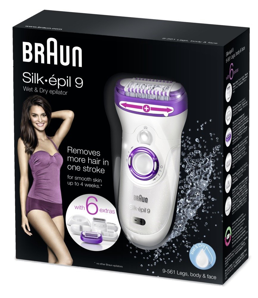 Braun Silk épil 9-561 Wet&Dry epilátor - ROZBALENÉ ZBOŽÍ