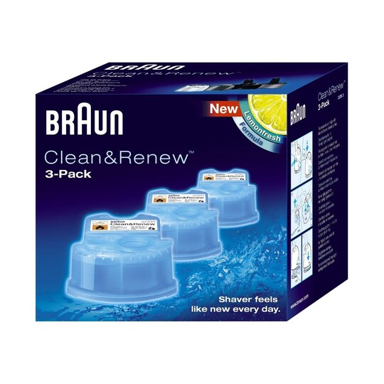 Braun CCR 3 Clean Renew náhradní čistící náplně 3 ks citron