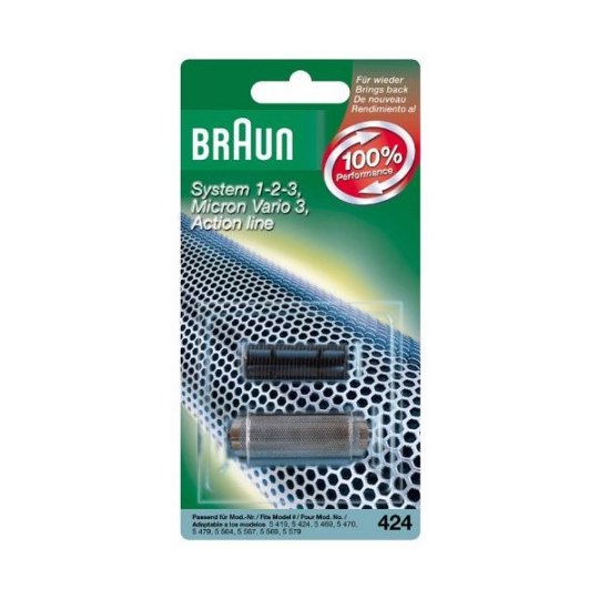 Braun CombiPack Vario3 - 424 břit + folie
