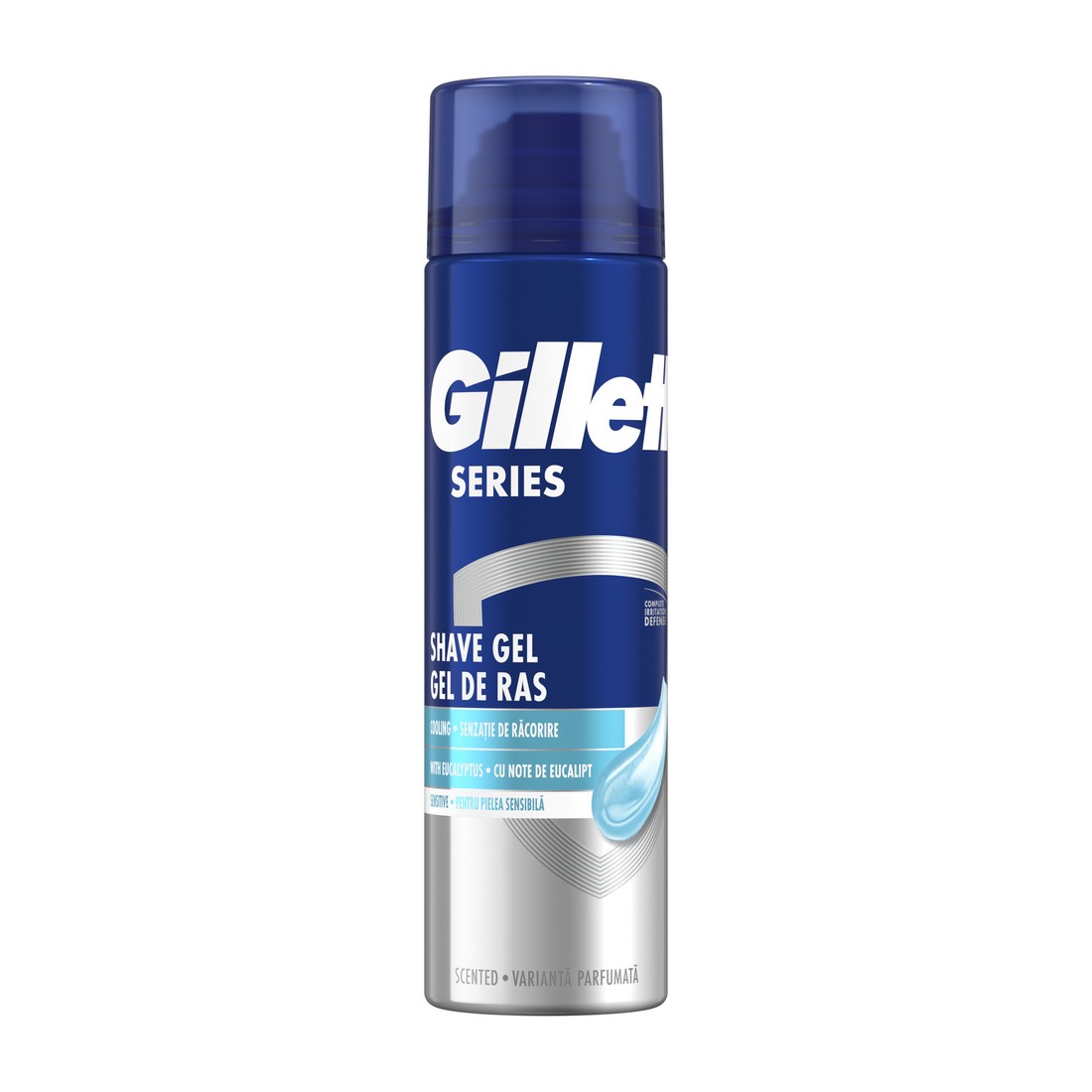 Gillette Series Sensitive Cool gel na holení 200 ml