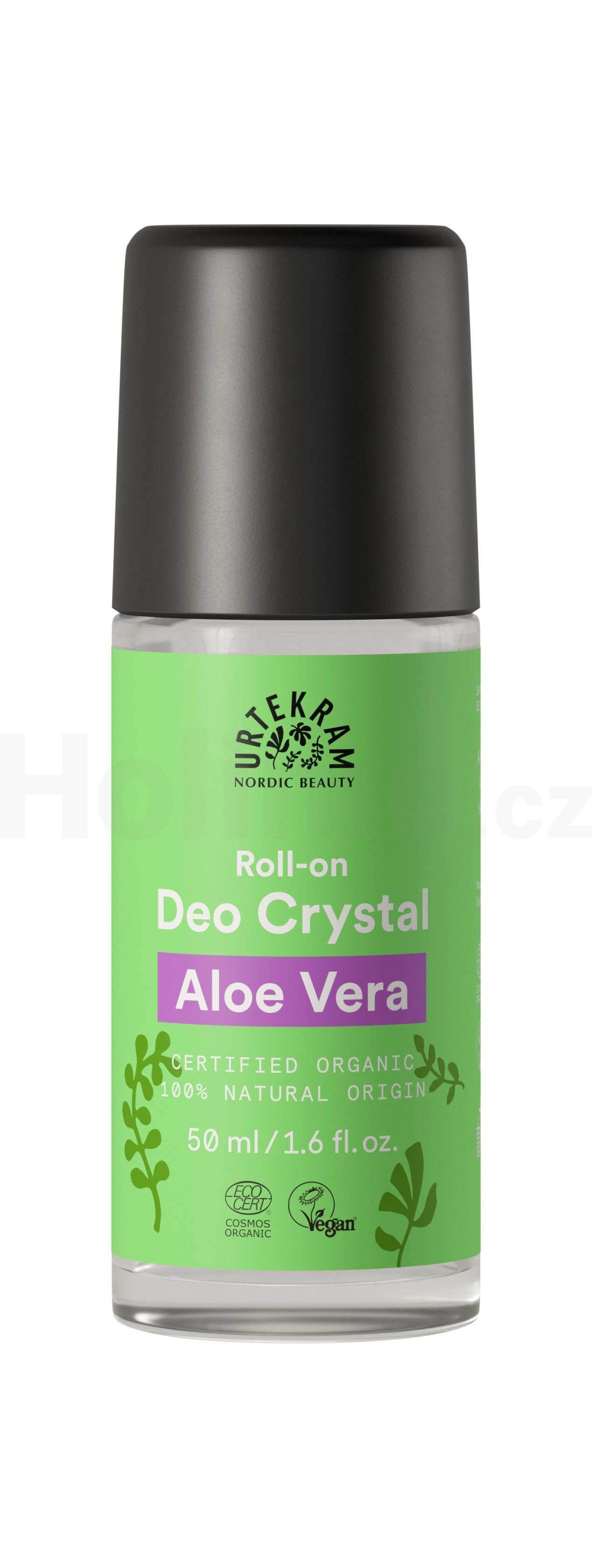 Urtekram Deo Crystal Aloe Vera kuličkový deodorant 50 ml