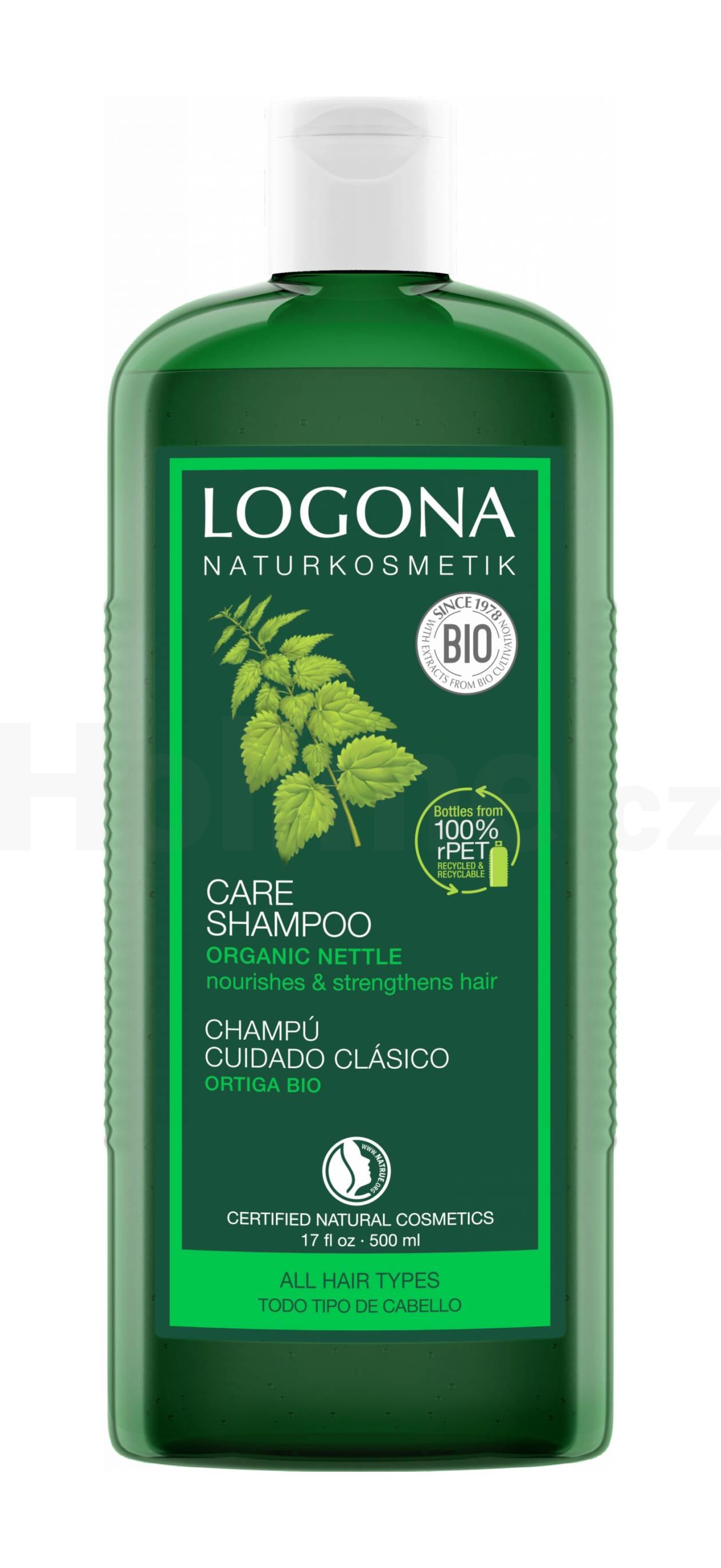 Logona Shampoo Kopřiva šampon na vlasy 500 ml