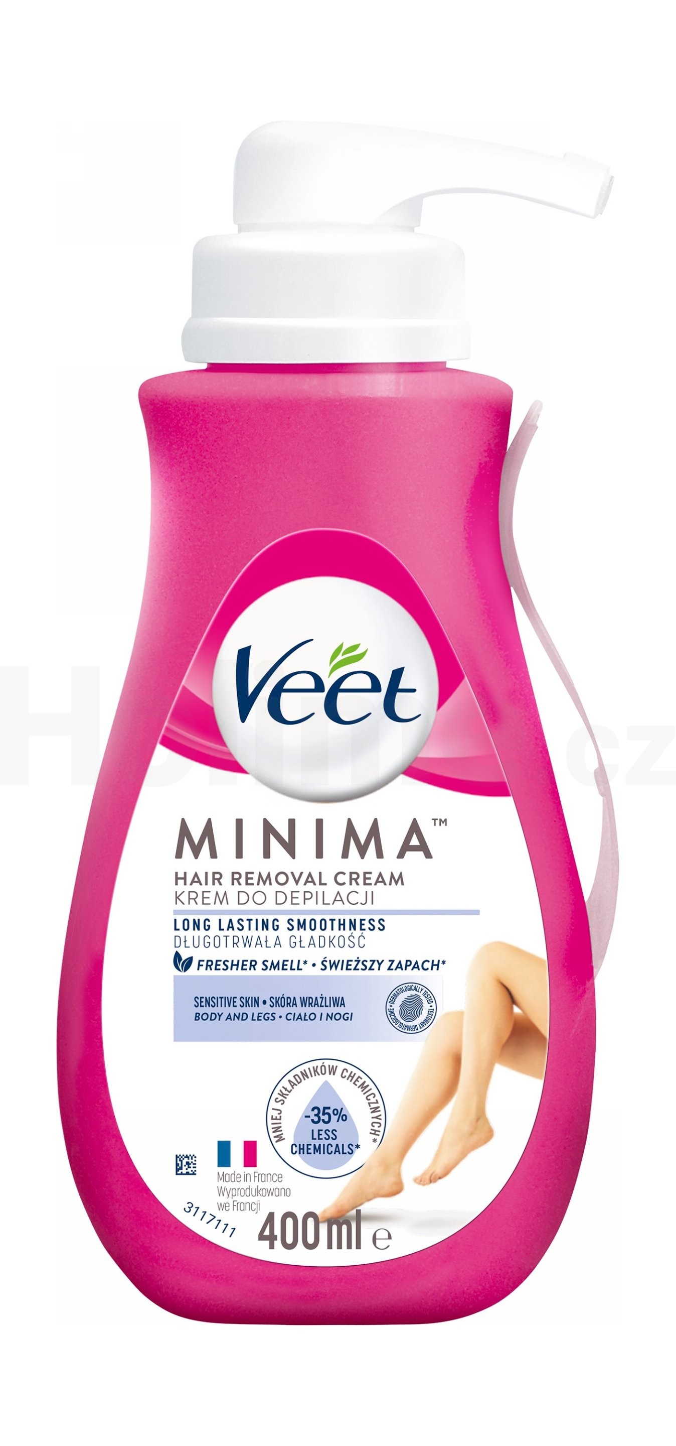 Veet Silk&Fresh Sensitive Skin depilační krém 400 ml