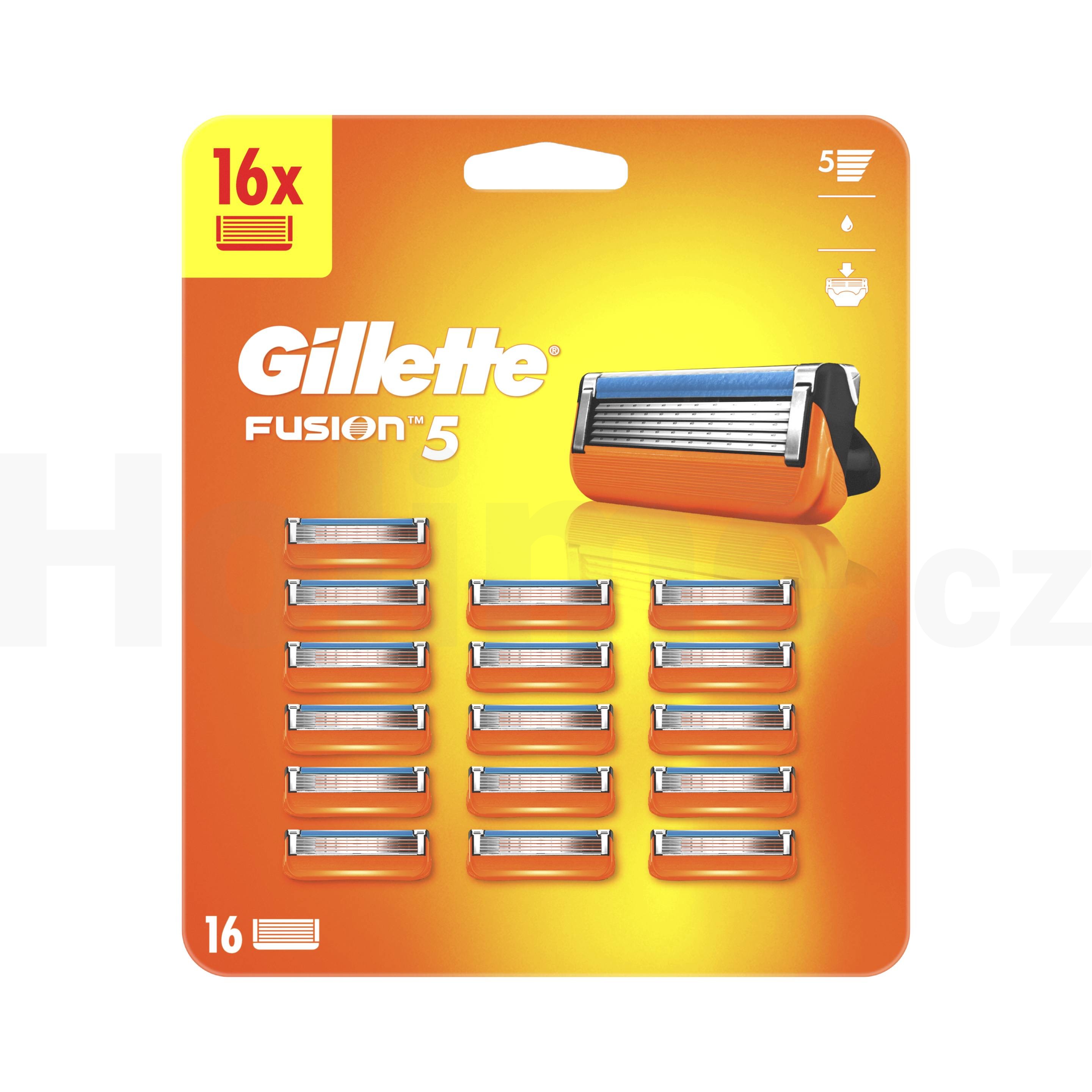 Gillette Fusion 5 náhradní hlavice 16 ks