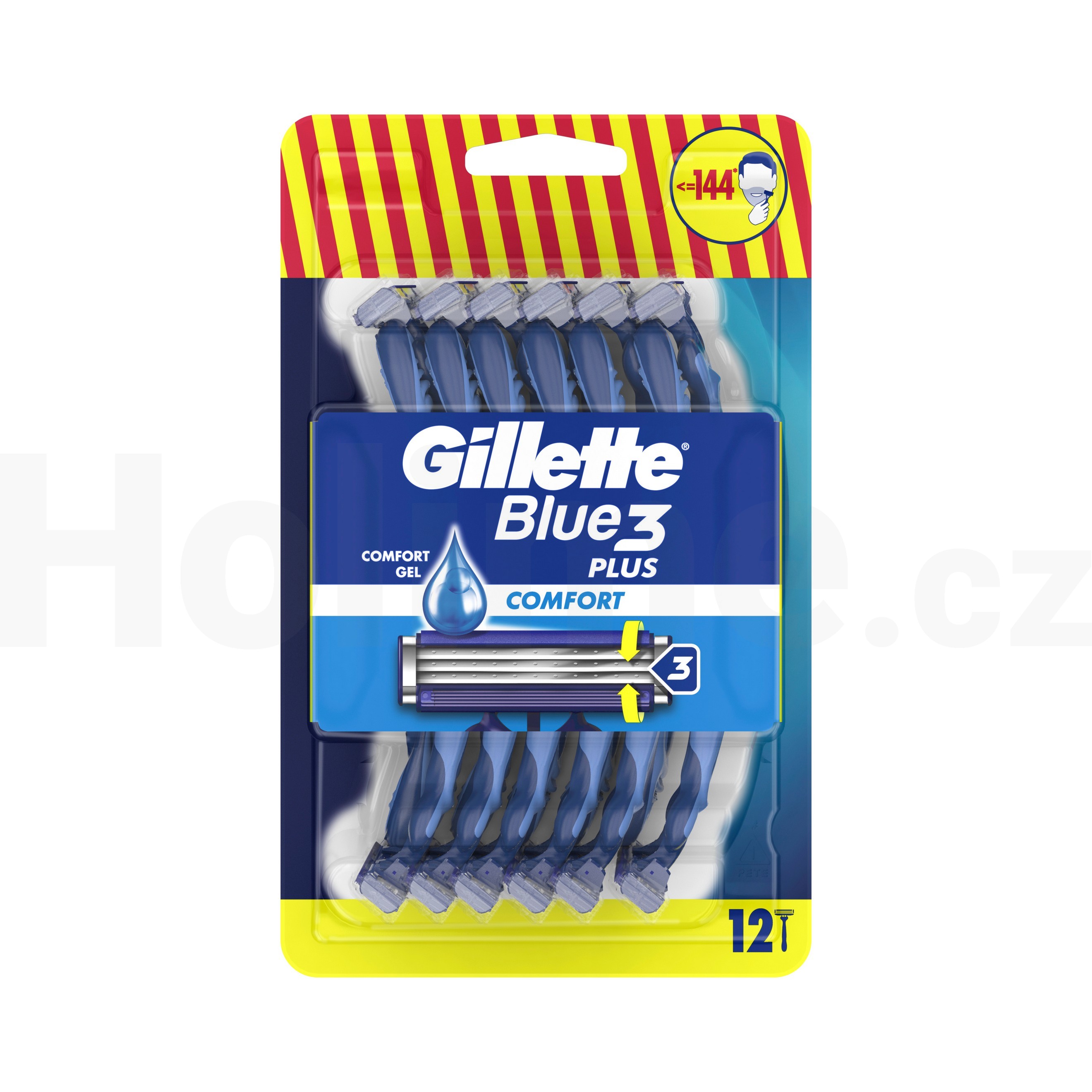 Gillette Blue3 Comfort jednorázová holítka 12 ks
